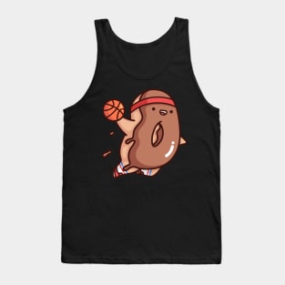 Brown Dunkin Donut Tank Top